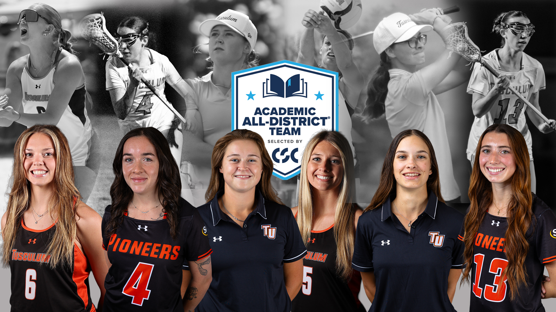 Six named to CSC Women's At-Large Academic All-District Team