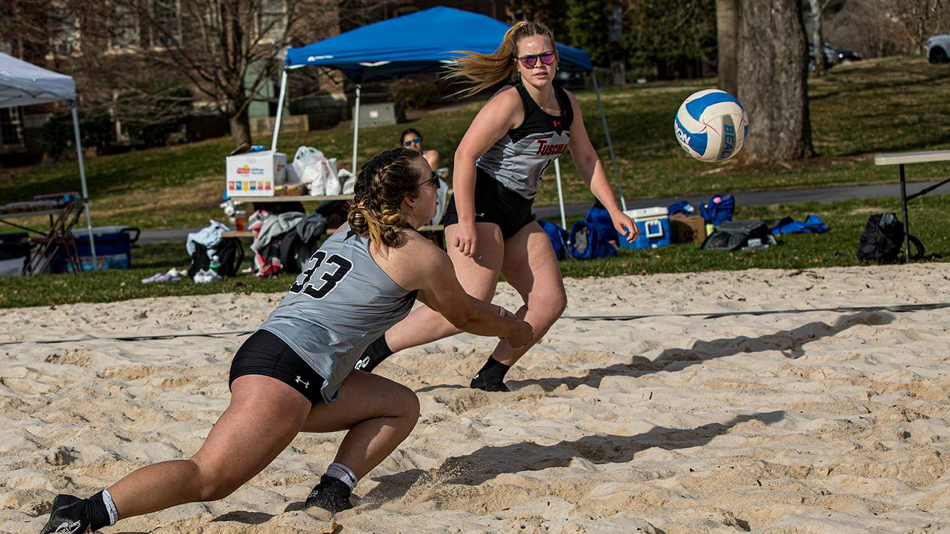 Tusculum splits sand tri-match