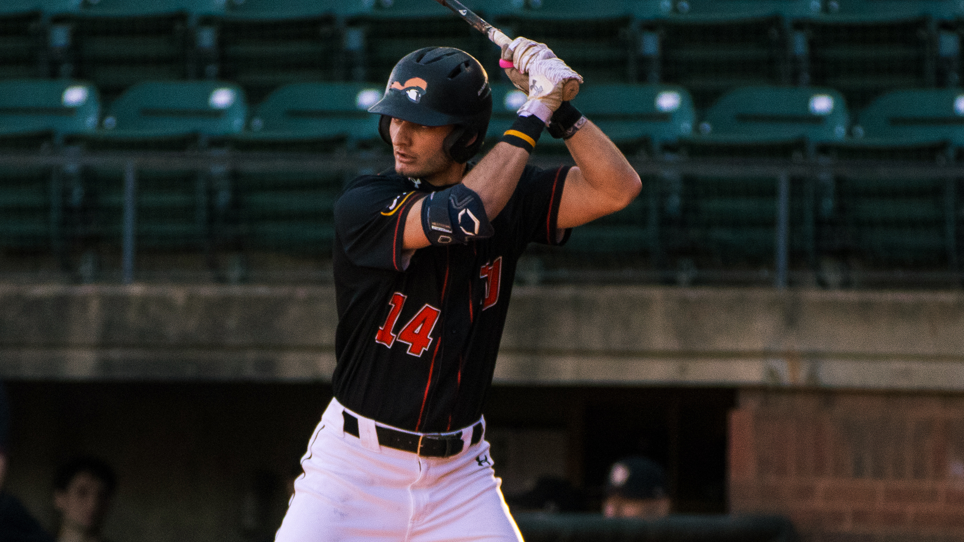 Steve Scarfone belted a three-run homer in Tusculum's game at Coker.