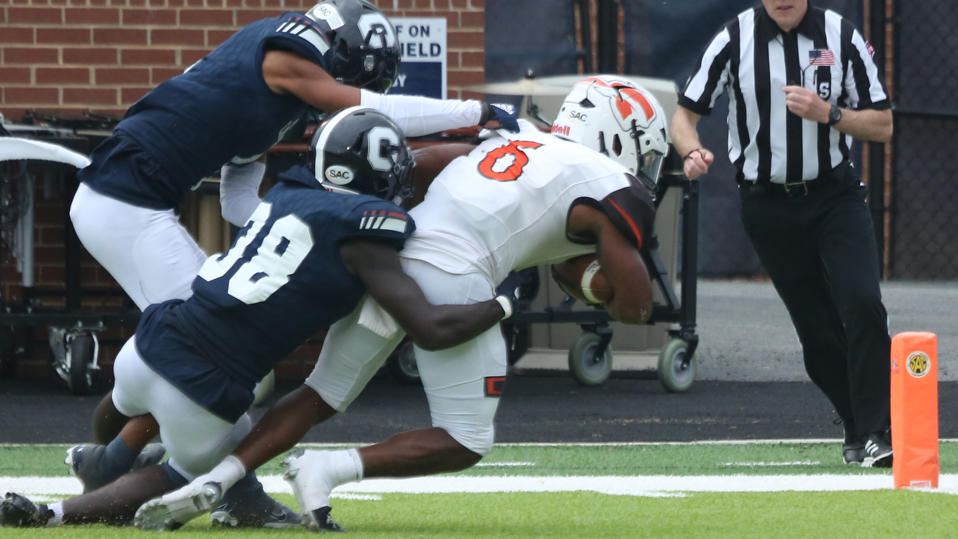Pioneers rout Catawba 50-17 in SAC football