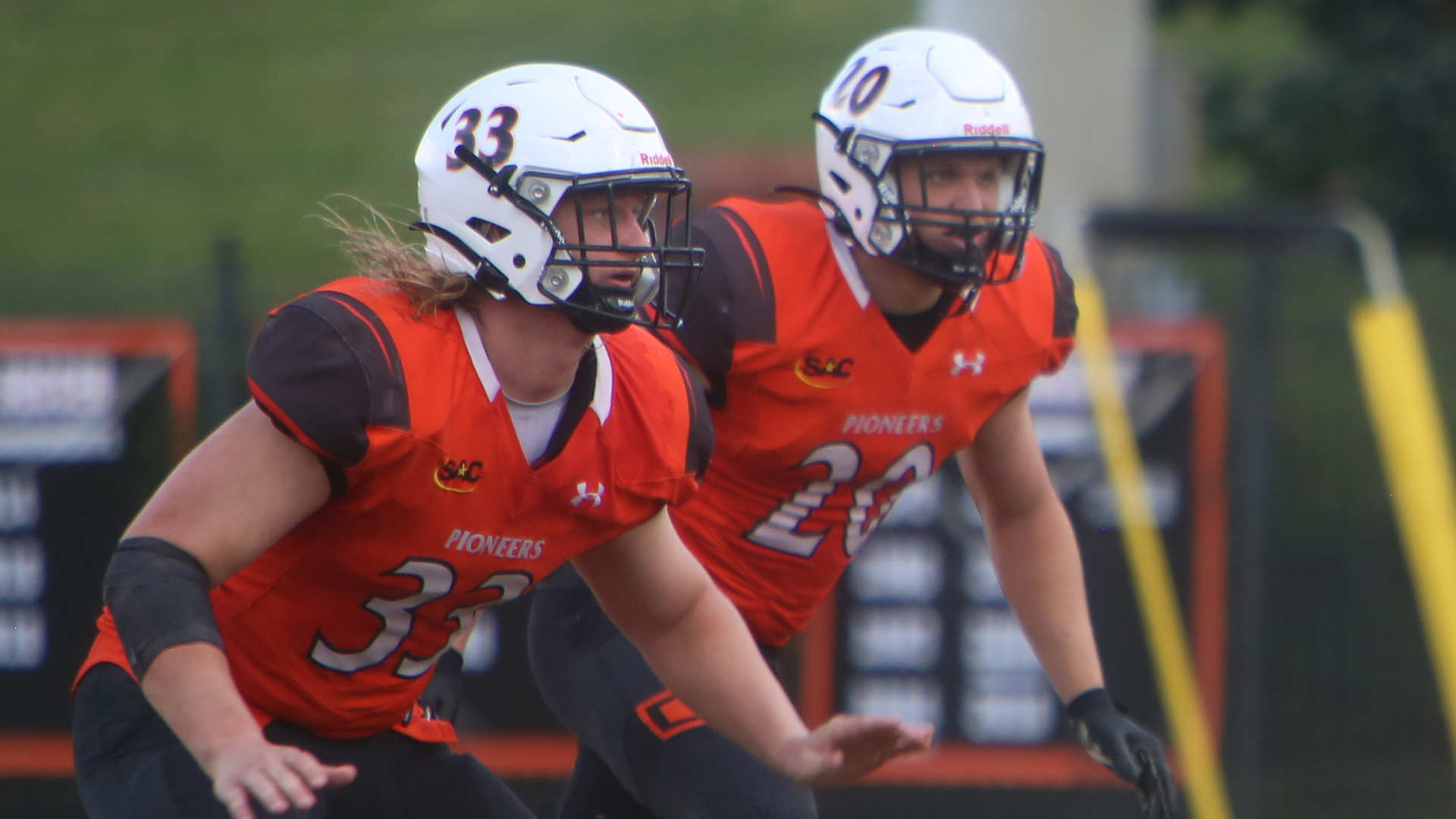 Gavin Rowell and Wesley Scott in action vs UVA Wise (photo by Jessica Inscore)