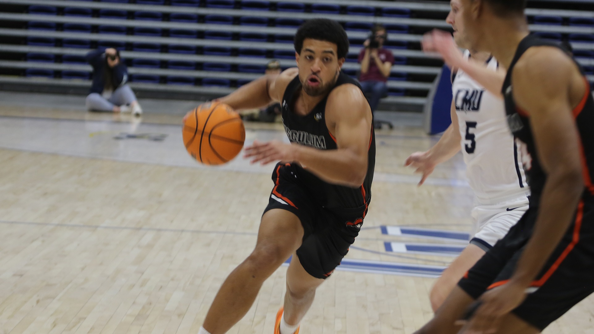 Trenton Gibson scored 25 points and became Tusculum's career leader in made free throws at Lincoln Memorial