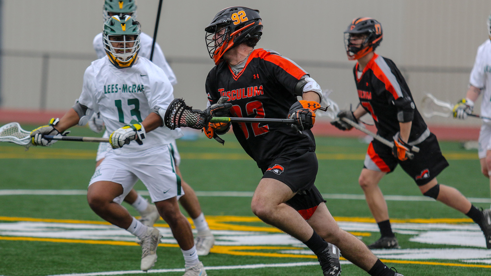 Andy Michalski went 16-for-18 on faceoffs and had a goal and an assist at Lees-McRae (photo by Kevin Holley)