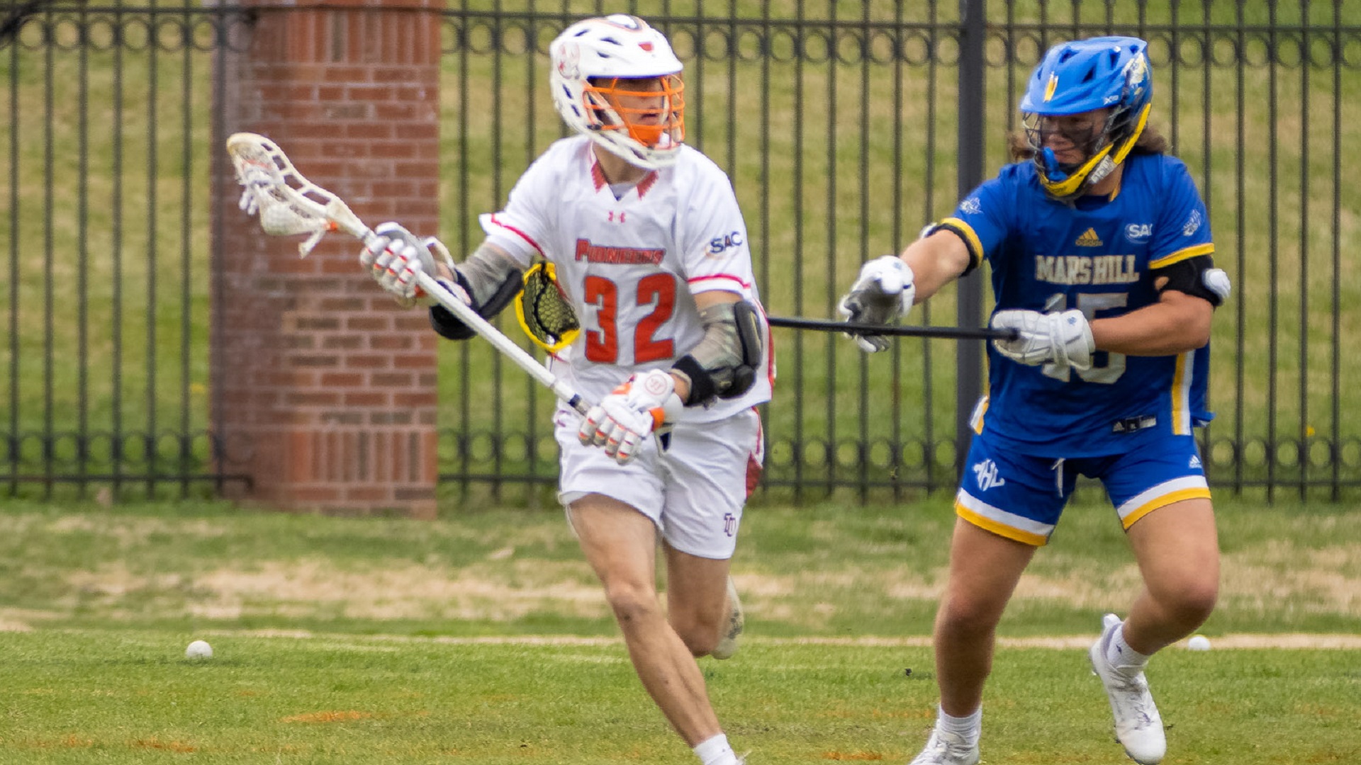 Chase Penner scored three goals against Mars Hill (photo by Kari Ham)