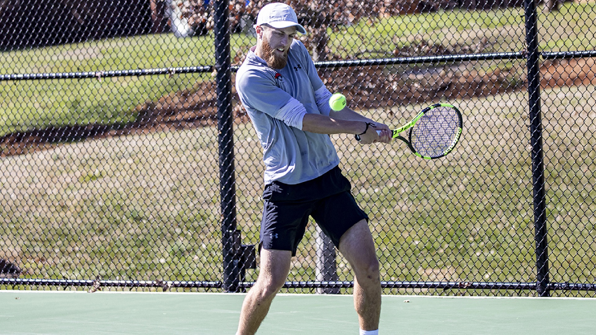Frank Bonacia delivered the tying point for the Pioneers in their 4-3 win over Anderson (photo by Chuck Williams)