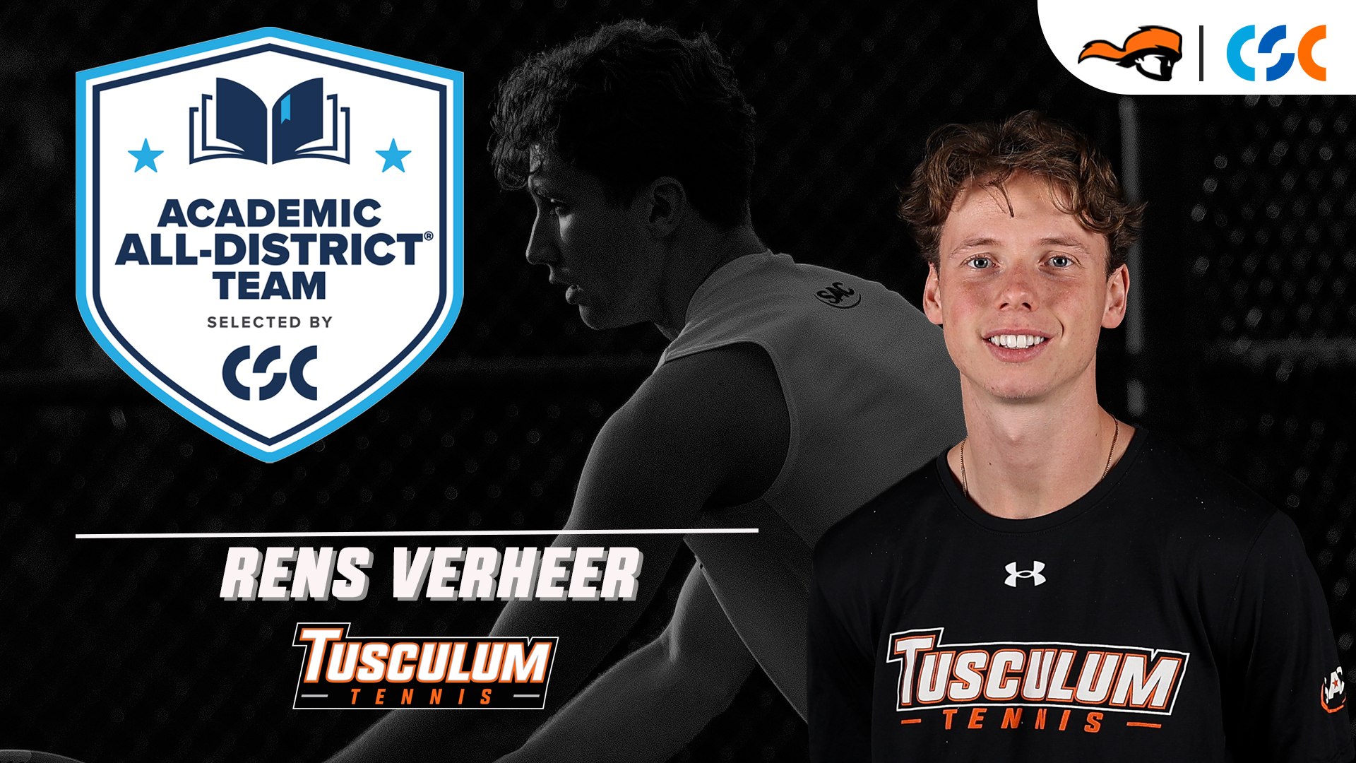 Verheer earns CSC Academic All-District honors