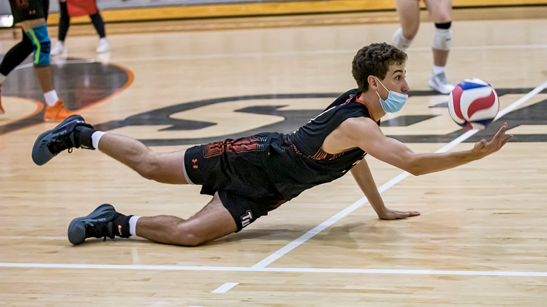 Lucas Blanco dished out 41 assists and recorded five digs for the Pioneers against Queens University of Charlotte (photo by Chuck Williams)