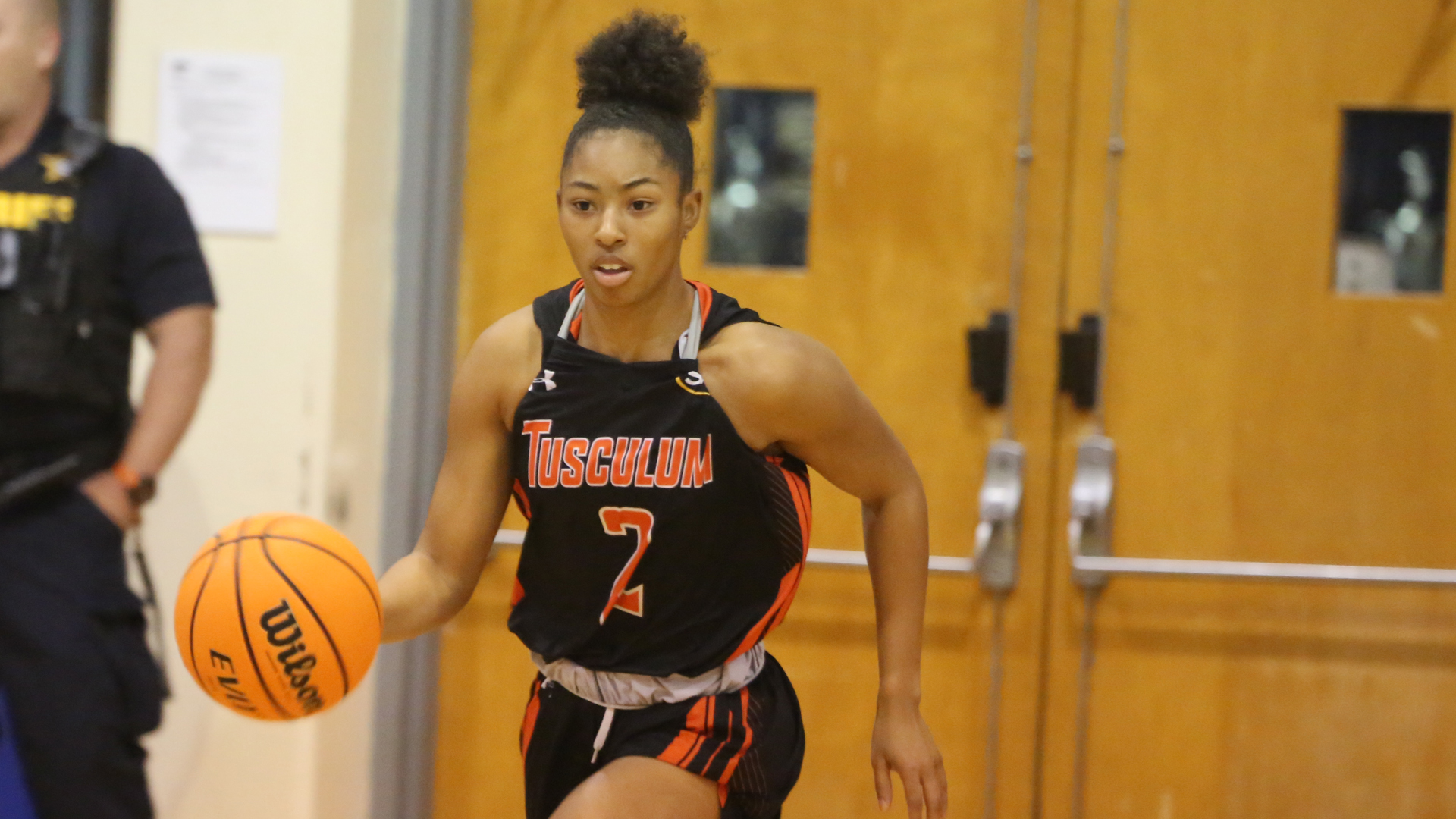 Jalia Arnwine finished with a game-high 19 points in TU's 58-48 road win at Lenoir-Rhyne