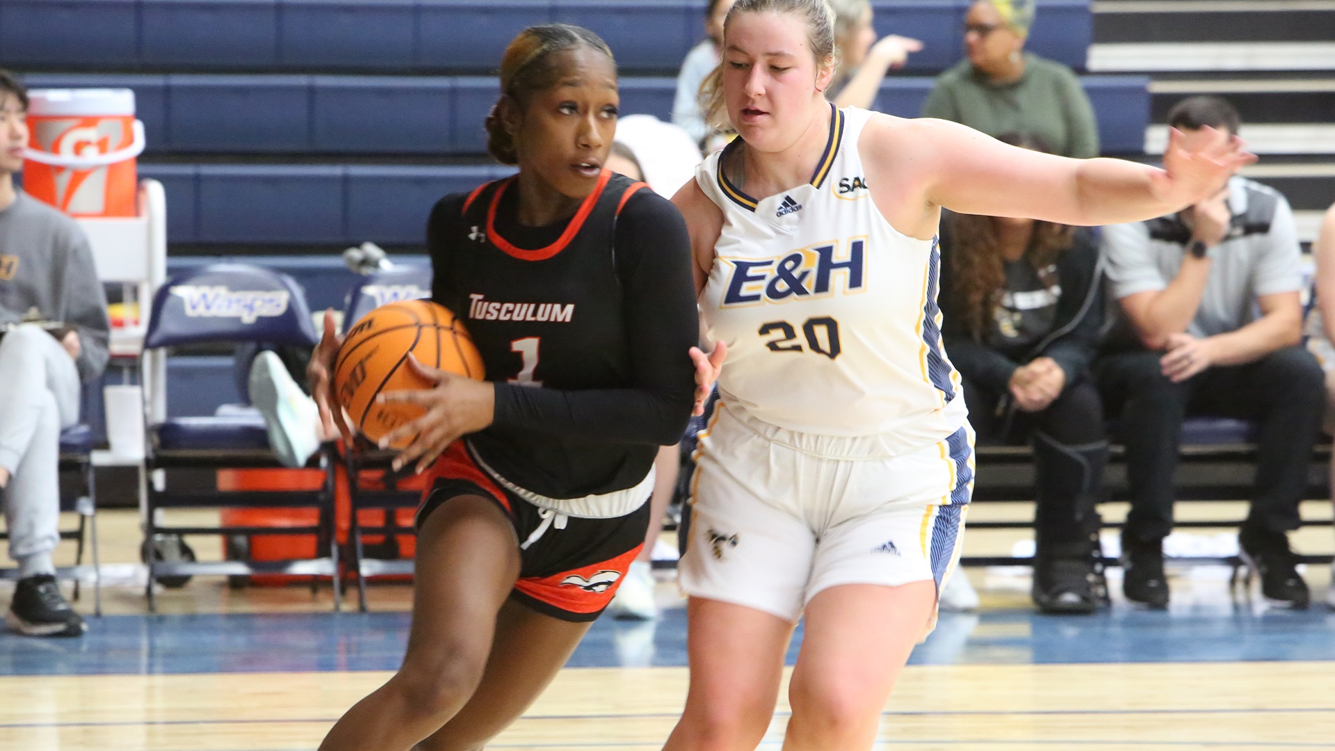 Deidre Cheremond scored eight points and had nine rebounds off the bench for the Pioneers (photo by TU Athletic Communications)