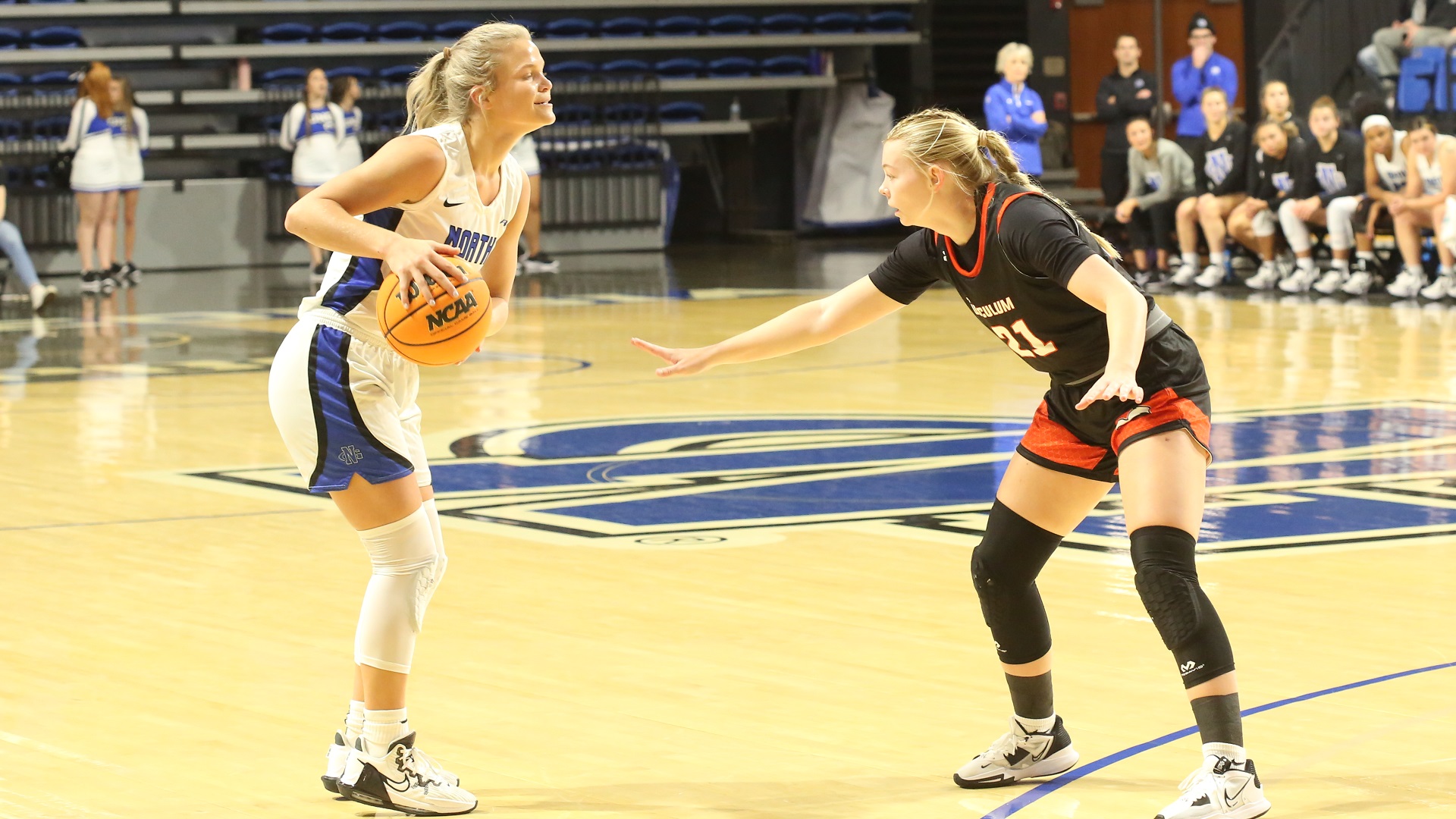 Sophie Henry finished with a career-high 11 points and had eight assists against North Georgia (photo by TU Athletic Communications)