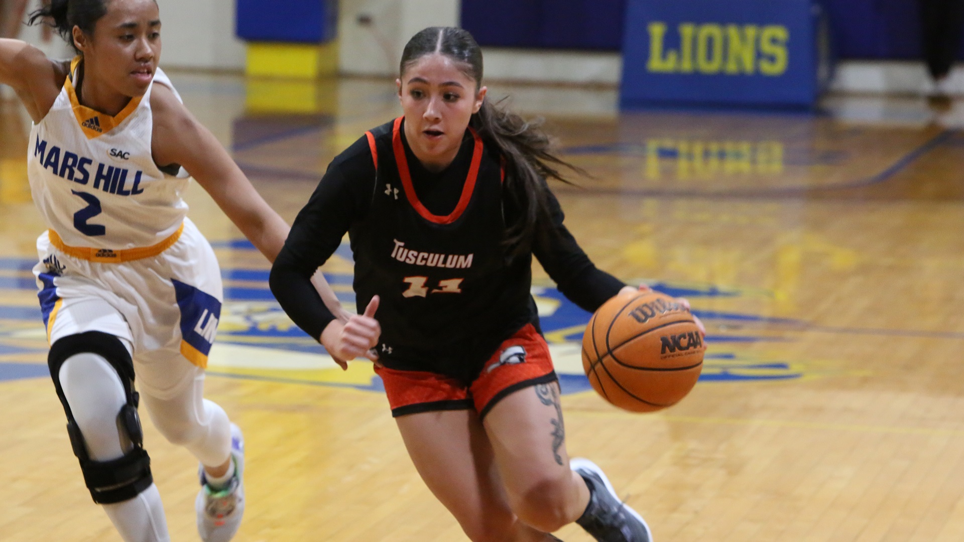 Monique Shim made five three-pointers and scored 17 points to lead the Pioneers (photo by TU Athletic Communications)