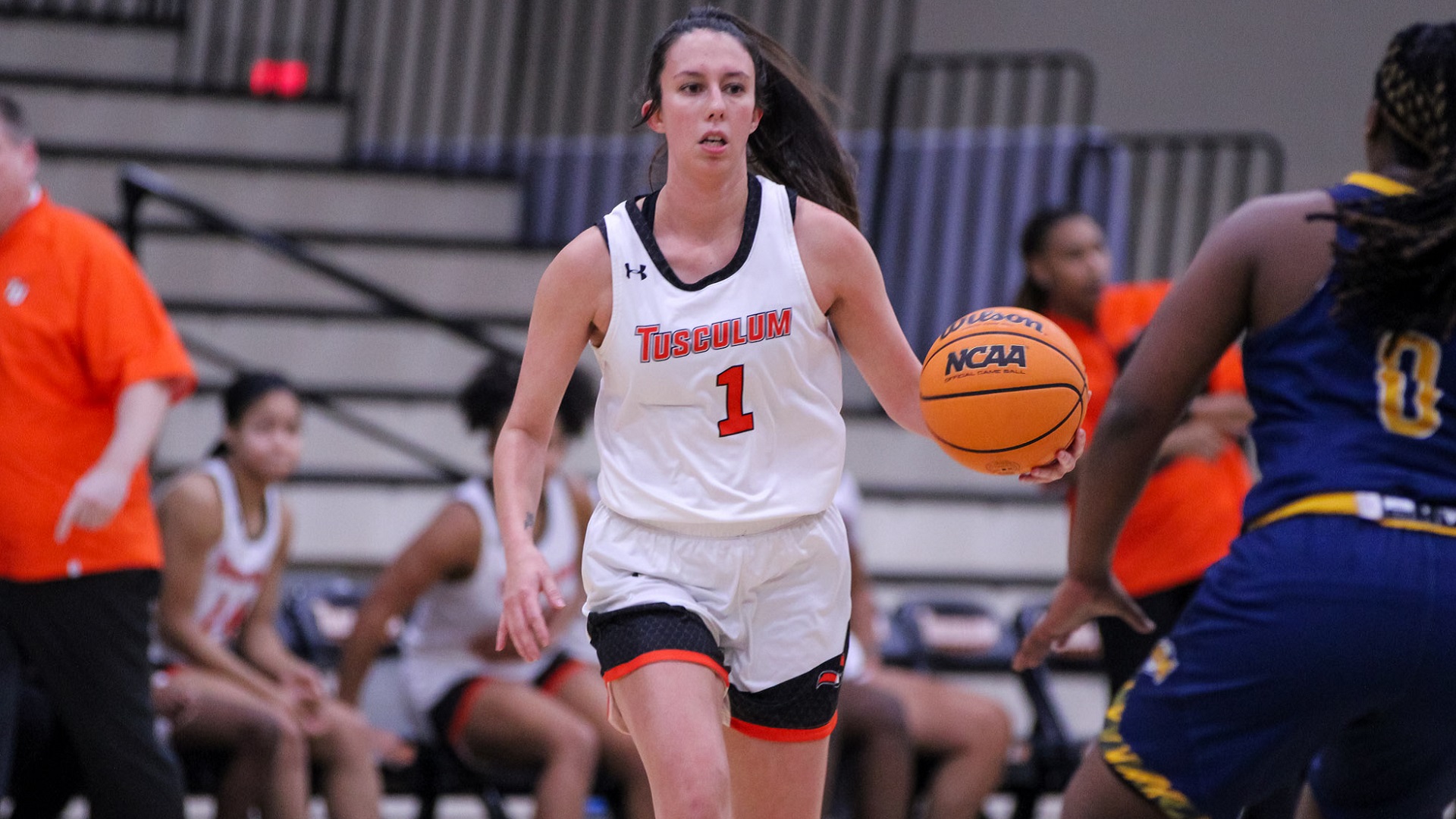 Faith Silva hit five three-pointers and scored 17 points to lead the Pioneers (photo by Kari Ham)