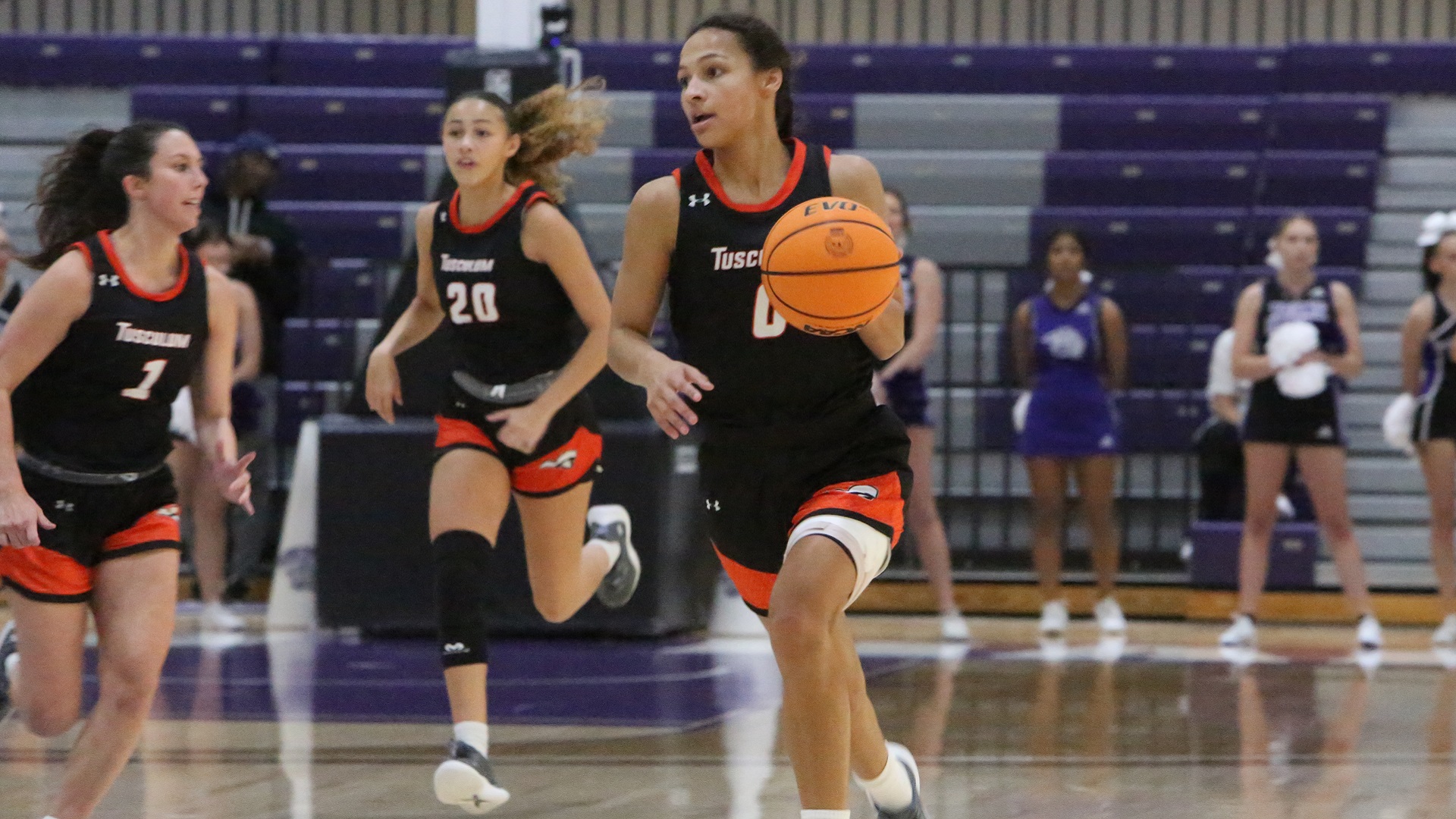 Aaliyah Vananda scored a career-high 16 points and had five steals for the Pioneers (photo by TU Athletic Communications)