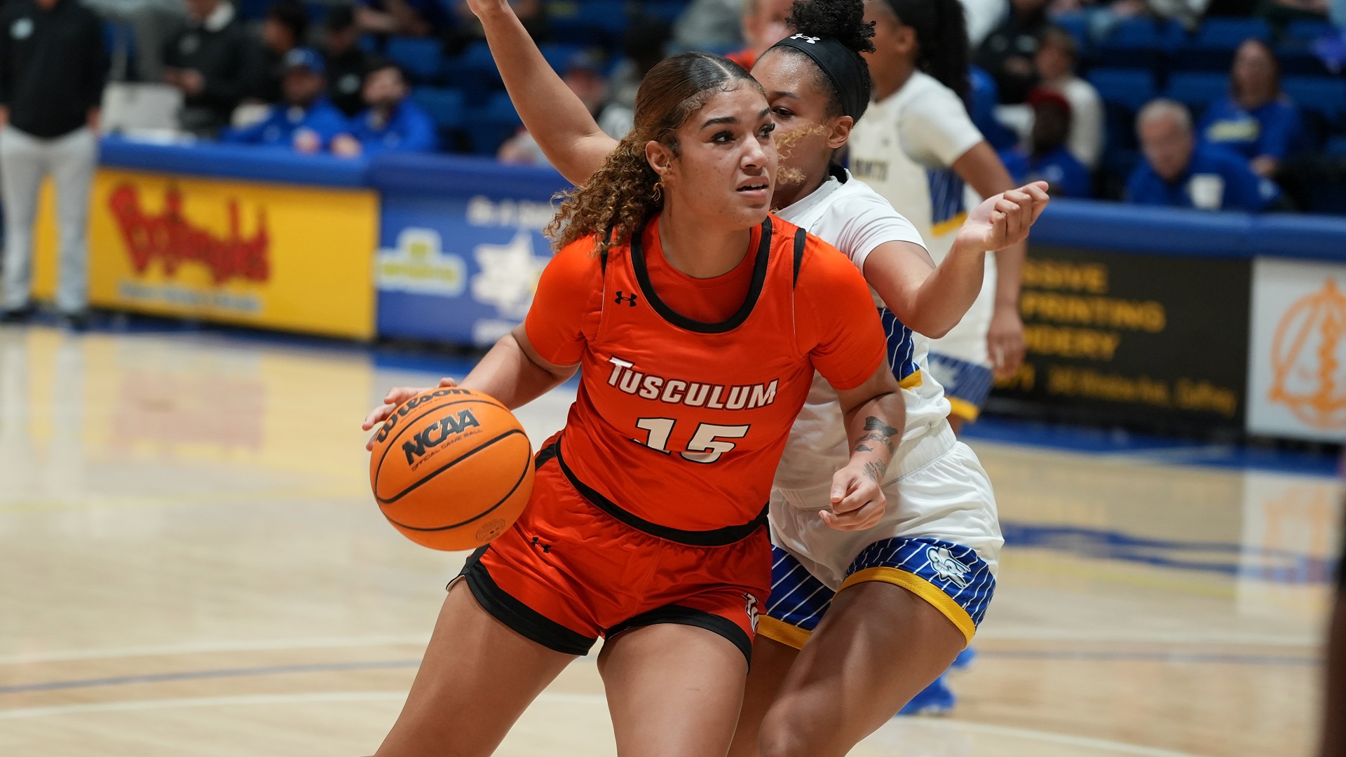 Ni'Kiah Chesterfield scored 29 points and was 10-for-10 at the foul line against Limestone (photo by Joe Yates)