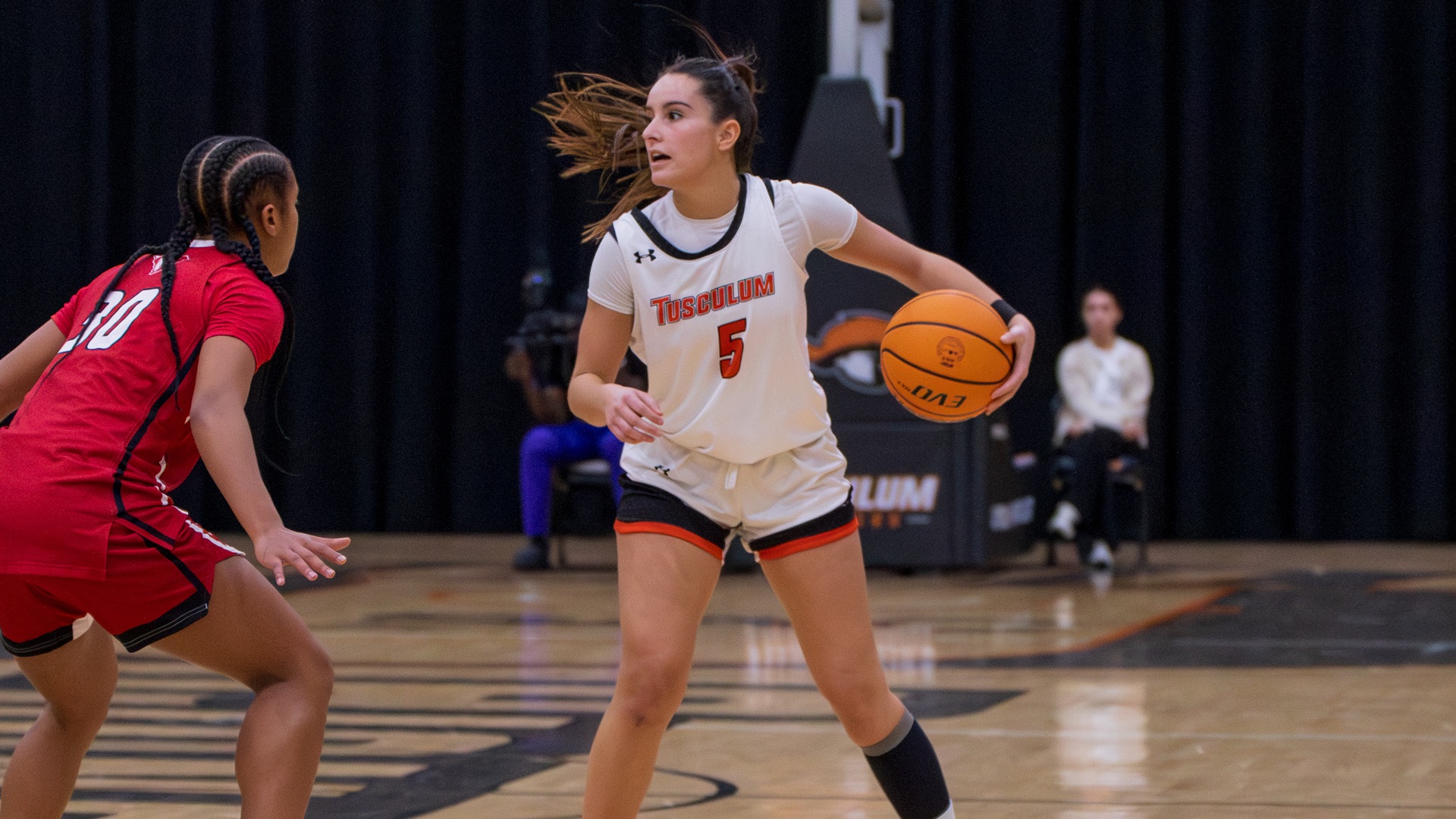Angela Gomez had 12 points and a career-high six rebounds against Newberry (photo by Kari Ham)