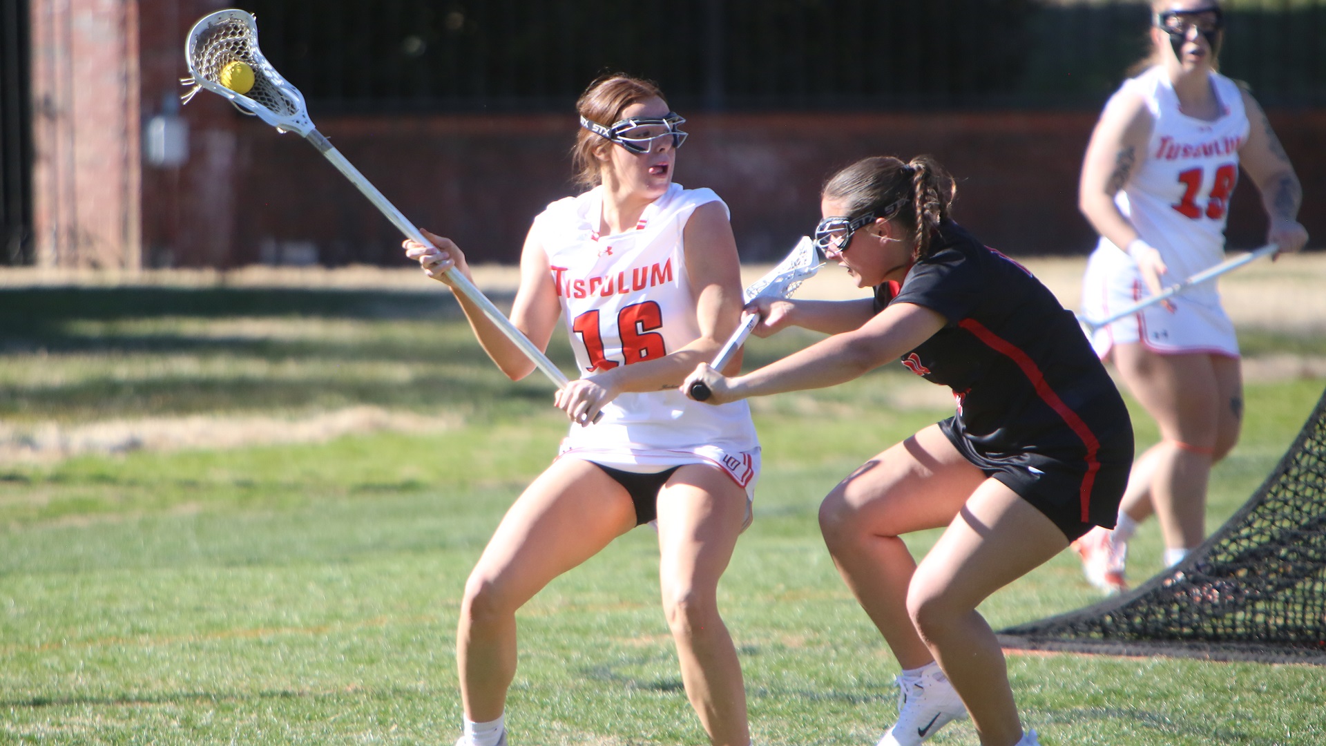 Elisha Stack had five goals and seven assists to tie the program record with 12 points (photo by Dom Donnelly)