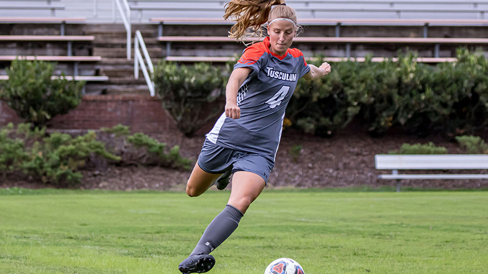 Yvette Raaijen scored her second goal of the season against Georgia College (photo by Chuck Williams)