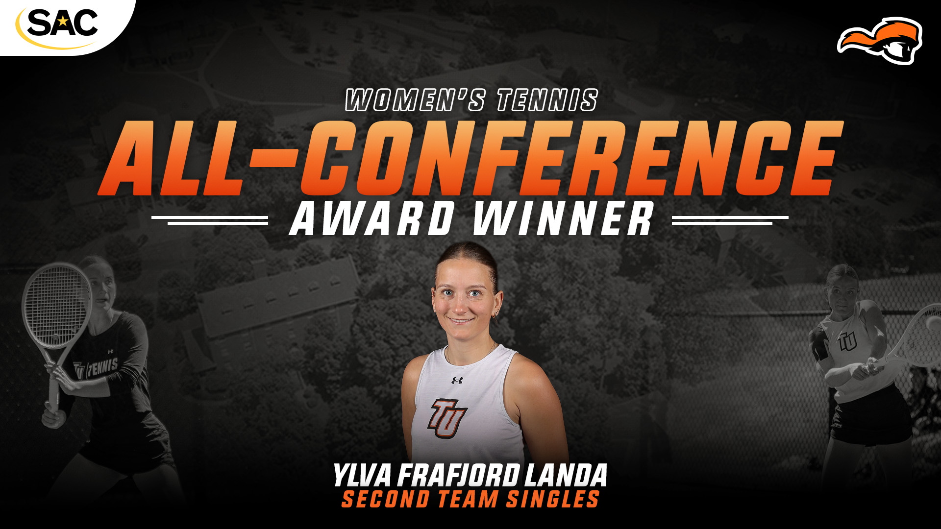Landa named second-team All-SAC in singles